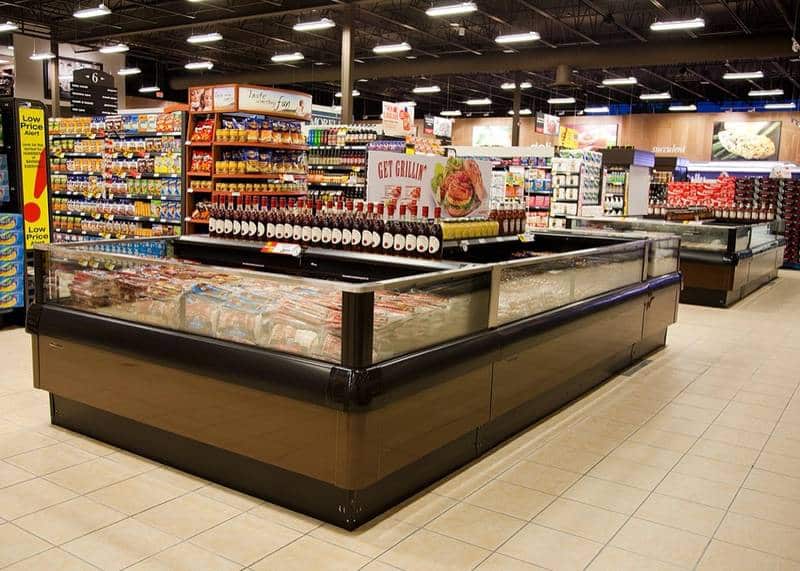 OWIZV Single Deck Wide Island Frozen Foods Display Case – Hillphoenix